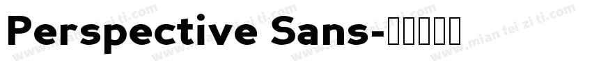 Perspective Sans字体转换